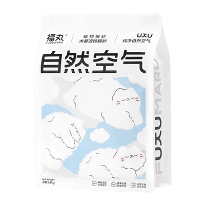 FUKUMARU Pure Natural Air cassava blend cat litter bag