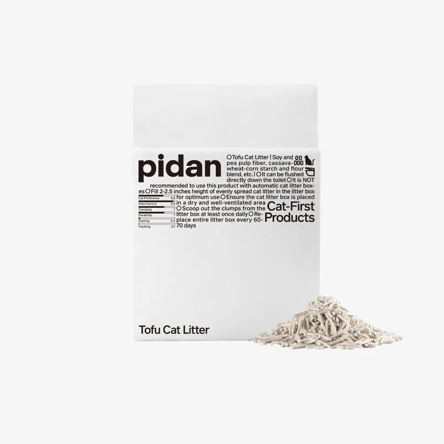 pidan Natural Tofu Cat Litter retail bag